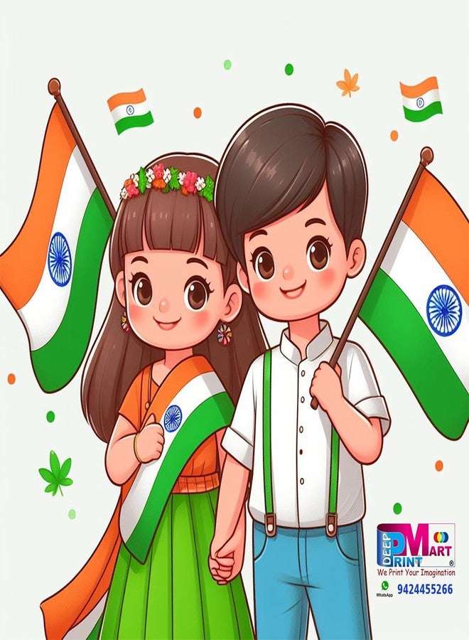 DEEP PRINT MART Republic Day Badges 26 January Pin Button Badges - 58mm High Glossy, Patriotic Badge for Independence Day and National Events- By Deep Print Mart (DESIGN-01) - Image 5